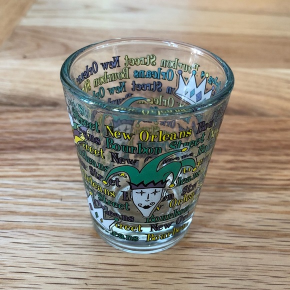 Shot Glass New Orleans Mardi Gras Souvenir - Picture 1 of 4